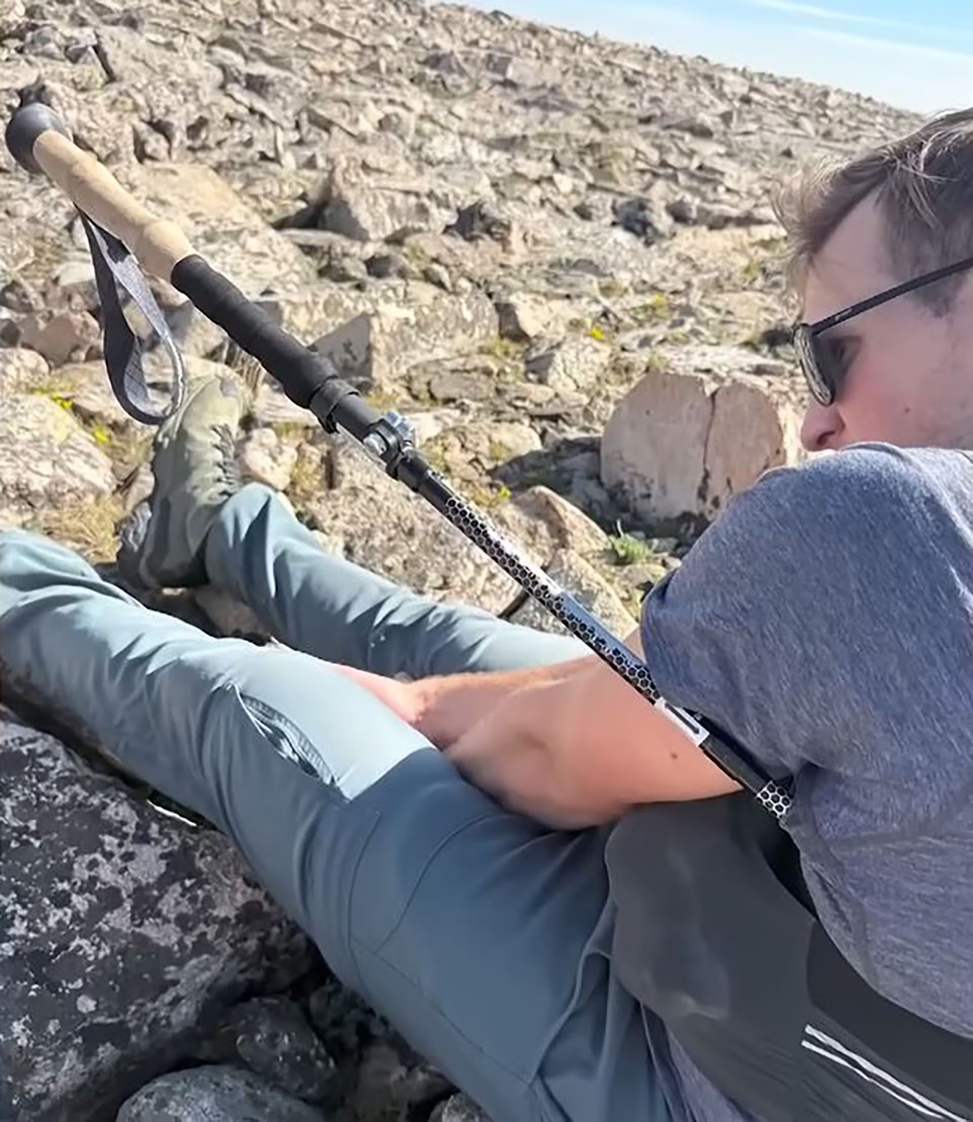 El enfermero David Cifaldi evaluó su herida tras el accidente en Montana y concluyó que ningún órgano vital había sido afectado