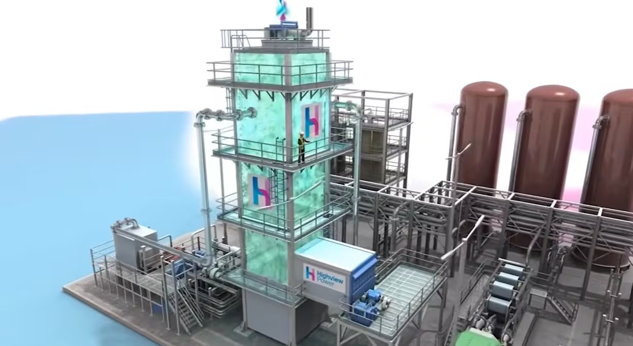La criobatería de Highview Power enfría aire a -196 °C para devolver electricidad a la red en Manchester (Captura de video)
