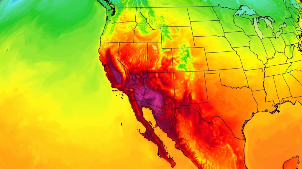 Cúpula de calor extremo en EE.UU.: 50 millones en alerta por temperaturas récord