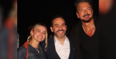 El tierno encuentro de De la Espriella y Pineda con Ricardo Arjona