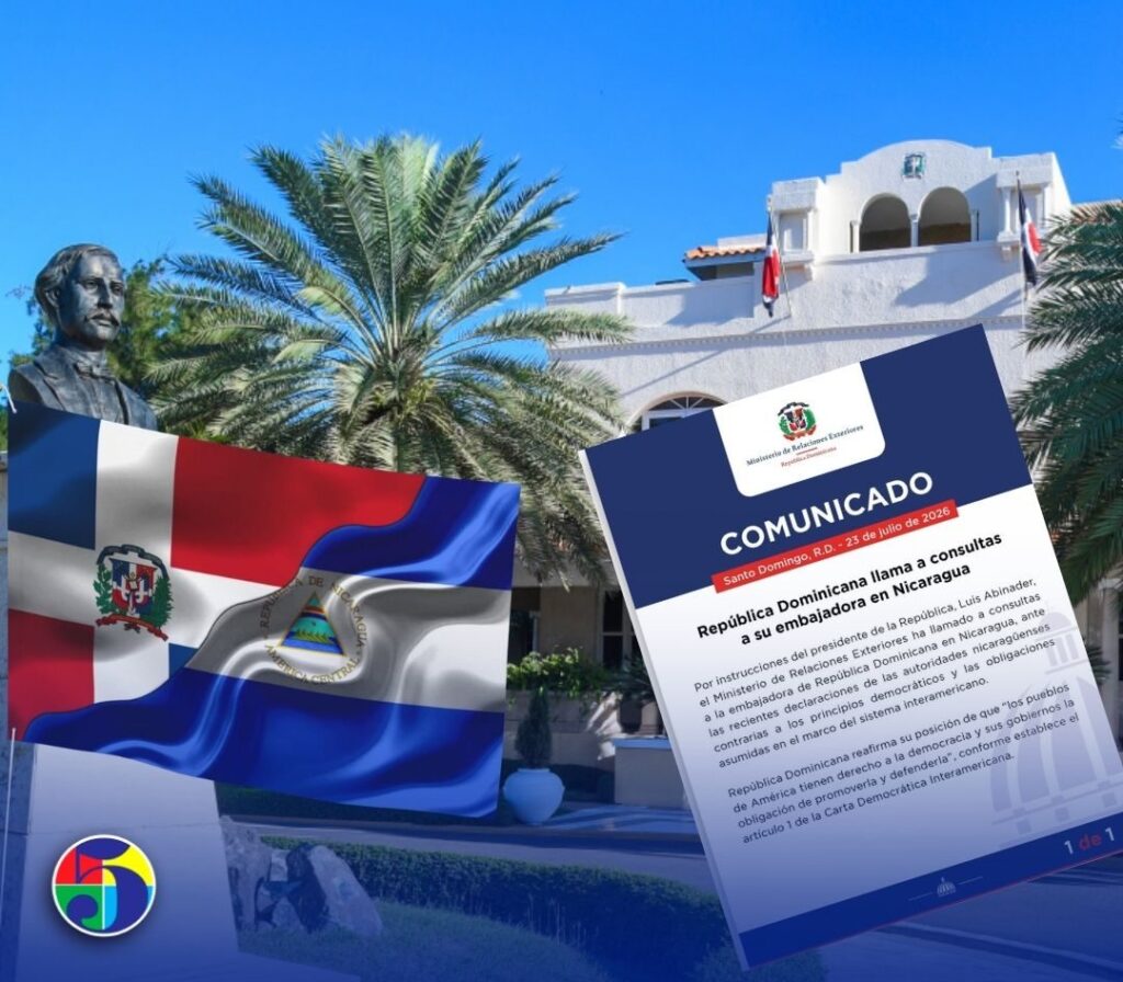 Gobierno dominicano llama a consultas a su embajadora en Nicaragua tras declaraciones de Ortega sobre eliminar elecciones