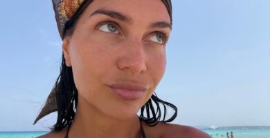 Zaira Nara responde con humor a crítica por topless en Formentera