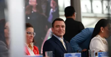 La vicepresidenta María José Pinto se volvió una sombra en Carondelet
