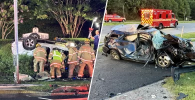 Choque de vehículo robado con siete menores a bordo deja una víctima mortal