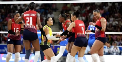RD avanza invicta a semifinales del voleibol femenino en JJC 2026