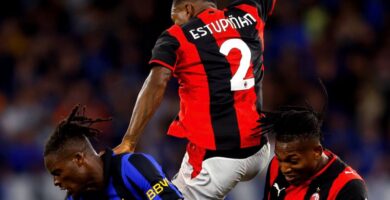 CLÁSICO ITALIANO: Pervis Estupiñán sumó minutos en el empate (1-1) del Milan ante Inter