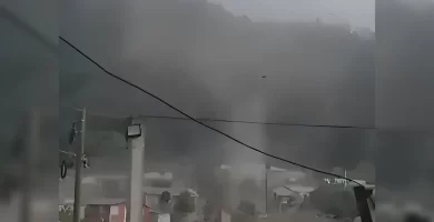Remolino causa daños en viviendas de Constanza