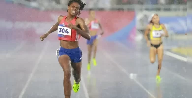 Surge indignación tras incidente en pista durante carrera de Marileidy Paulino