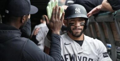 José Caballero y Gerrit Cole lideran triunfo de los Yankees sobre los Cachorros