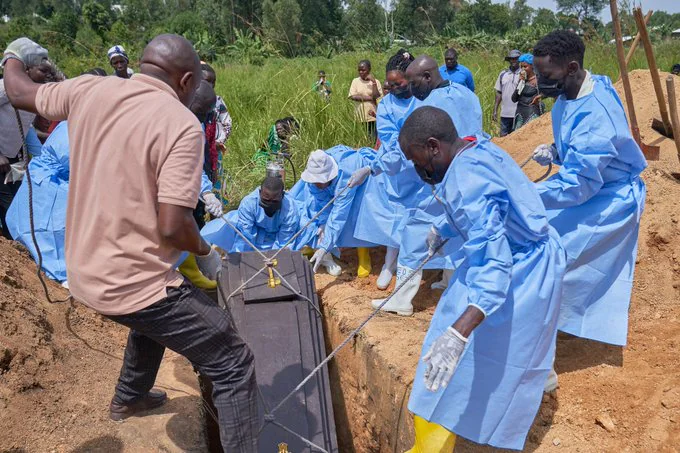 Brote de ébola en RDC deja 1,587 muertos y más de 3,600 casos confirmados