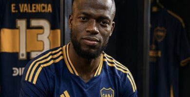 “Que te hable Riquelme significa mucho”: Enner Valencia viajó a Argentina para sumarse a Boca Jrs