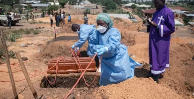 Brote de ébola en RDC supera los 1,900 muertos desde mayo