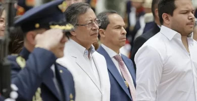 Petro se despide de la Casa de Nariño en su último acto como presidente