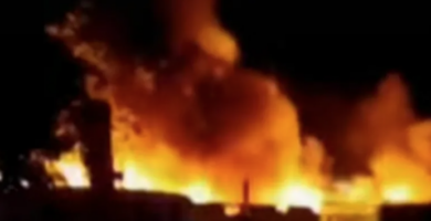 Incendio en vertedero de Cancino Adentro provoca densa humareda en Santo Domingo Este