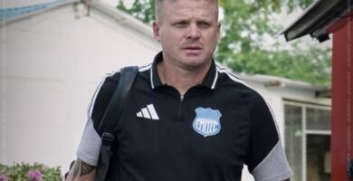 “Hicimos un gran primer tiempo”: Christian Nasuti y sus palabras tras el empate de Emelec ante Guayaquil City