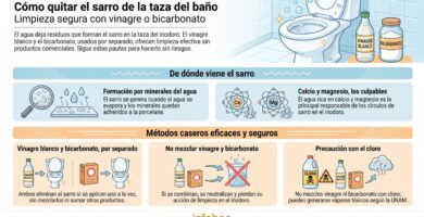 Cómo quitar el círculo de sarro de la taza de baño sin usar limpiadores comerciales