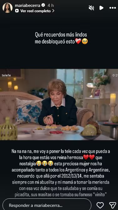 Virginia Lago se quiebra al leer la carta de María Becerra en Telefe