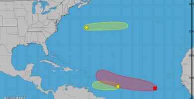 Tres sistemas vigilan el Atlántico con potencial de ciclones