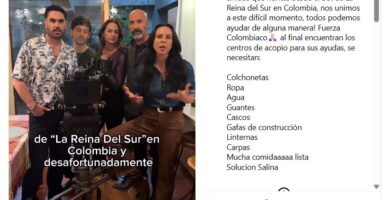 Actores de La Reina del Sur y Top Chef VIP unen fuerzas por Colombia