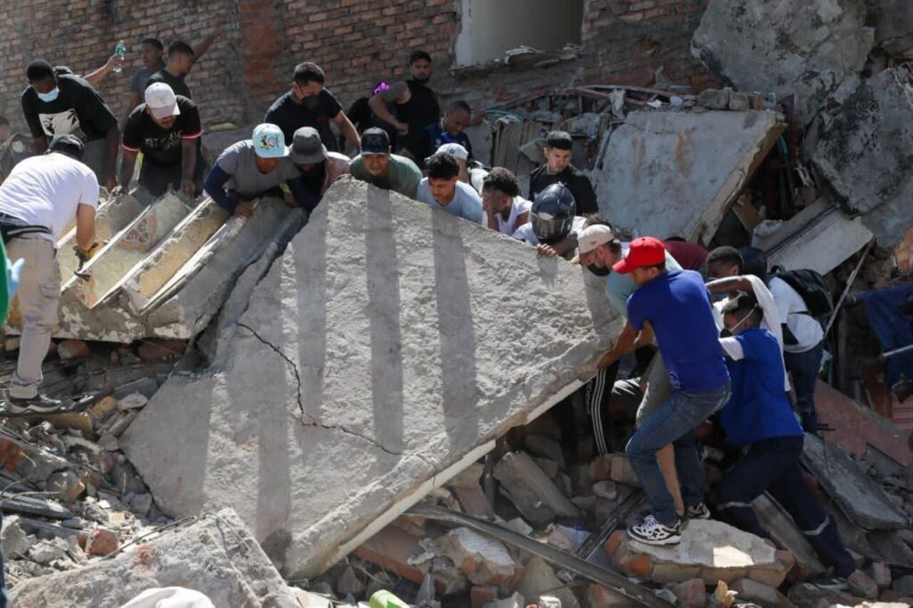 Al menos 20 edificios colapsados en Cali, sede de la reciente investidura presidencial