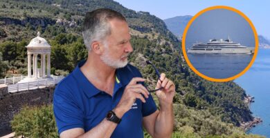 La realeza elige las Baleares para ver el eclipse: del megayate de la familia real de Catar en Menorca al punto estratégico del rey Felipe en Mallorca