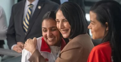 Raquel Arbaje hace presencia en los JCC