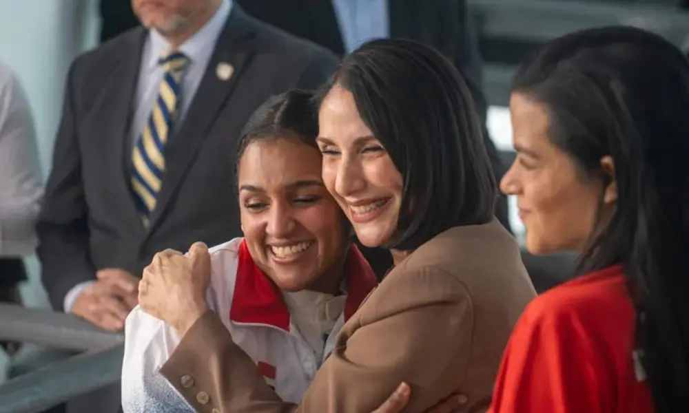 Raquel Arbaje hace presencia en los JCC