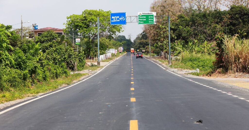 Presidente Noboa entrega la vía Palestina – Macul – Vinces, un corredor estratégico para Guayas y Los Ríos