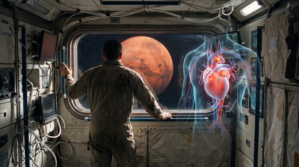 Corazón en el espacio: estudio revela cómo resiste 38 días en microgravedad