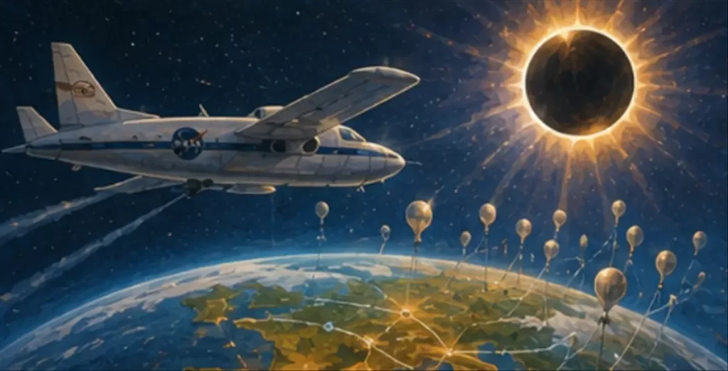 La NASA perseguirá el eclipse total de Sol desde un avión para estudiar la corona solar