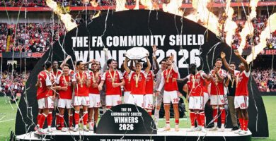 ¡NUEVO TÍTULO PARA HINCAPIÉ! – Arsenal golea (3-0) al Manchester City y se queda con la Community Shield