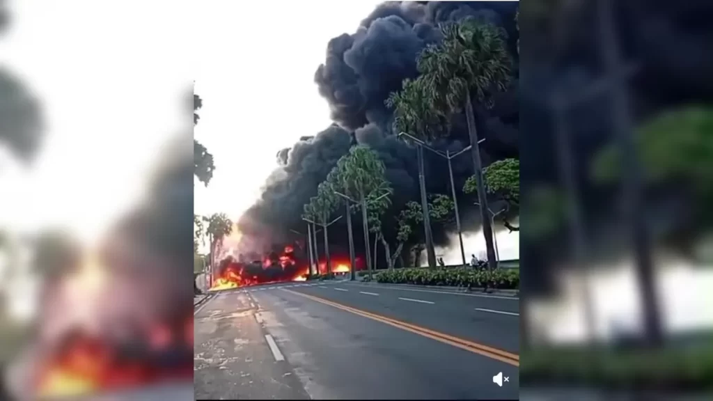 Reportan incidente con camión tanquero en el Malecón