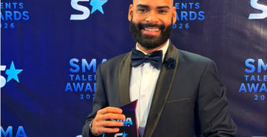 Reconocen a Jhondry Ferreras en los SMA Talents Awards