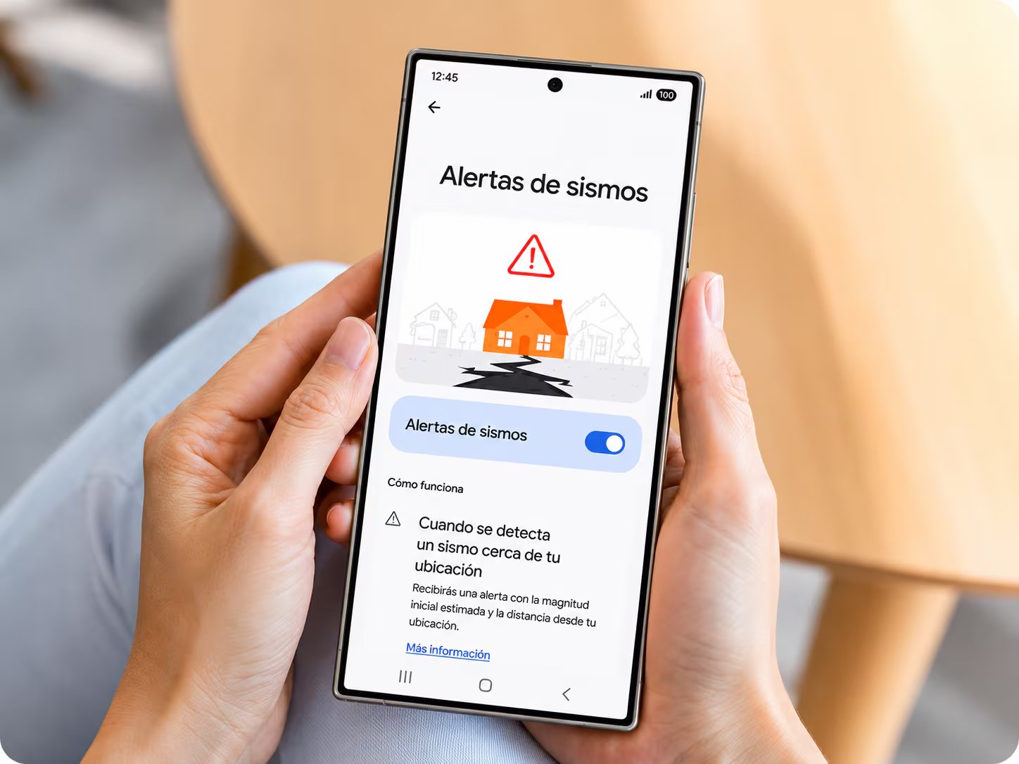 Es clave tener activada la funci&oacute;n de alerta de sismos. (Samsung)