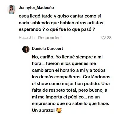 Daniela Darcourt responde tras video viral en Barcelona: &ldquo;Yo llegu&eacute; siempre a mi hora&rdquo;. TikTok
