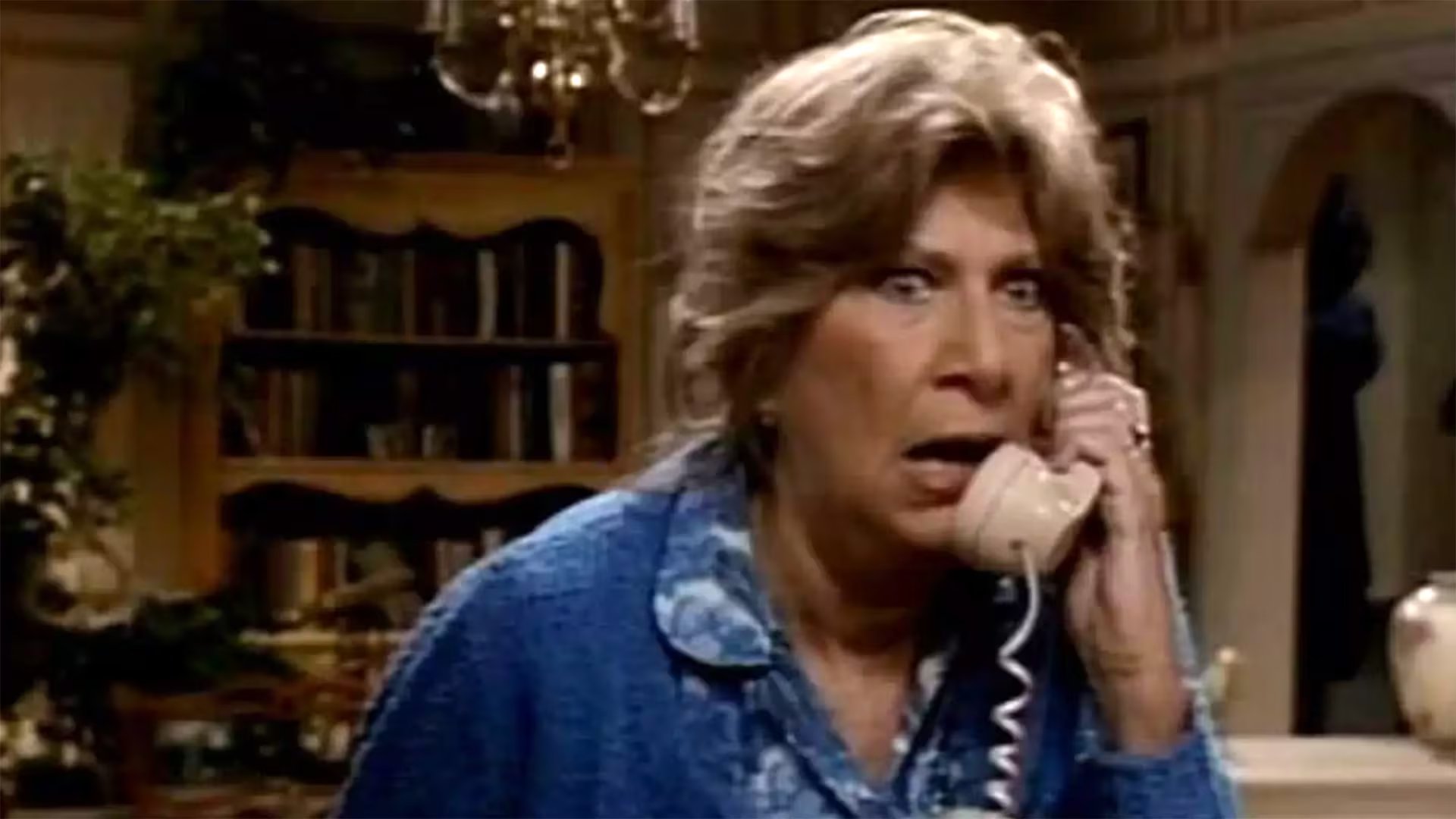 Liz Sheridan supo sacar carcajadas a la audiencia con su papel de la señora Ochmonek, quien hacía la vida de los Tanner más difícil (Captura de video)