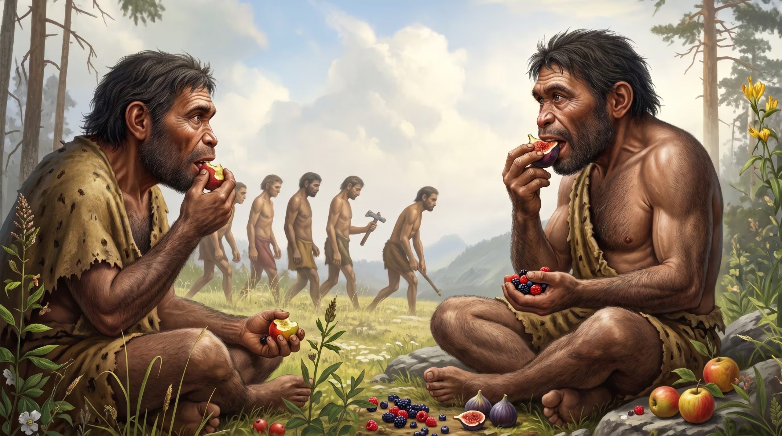 La dieta ancestral inclu&iacute;a una alta proporci&oacute;n de az&uacute;cares naturales antes del dominio del fuego y la cocina (Imagen Ilustrativa Infobae)