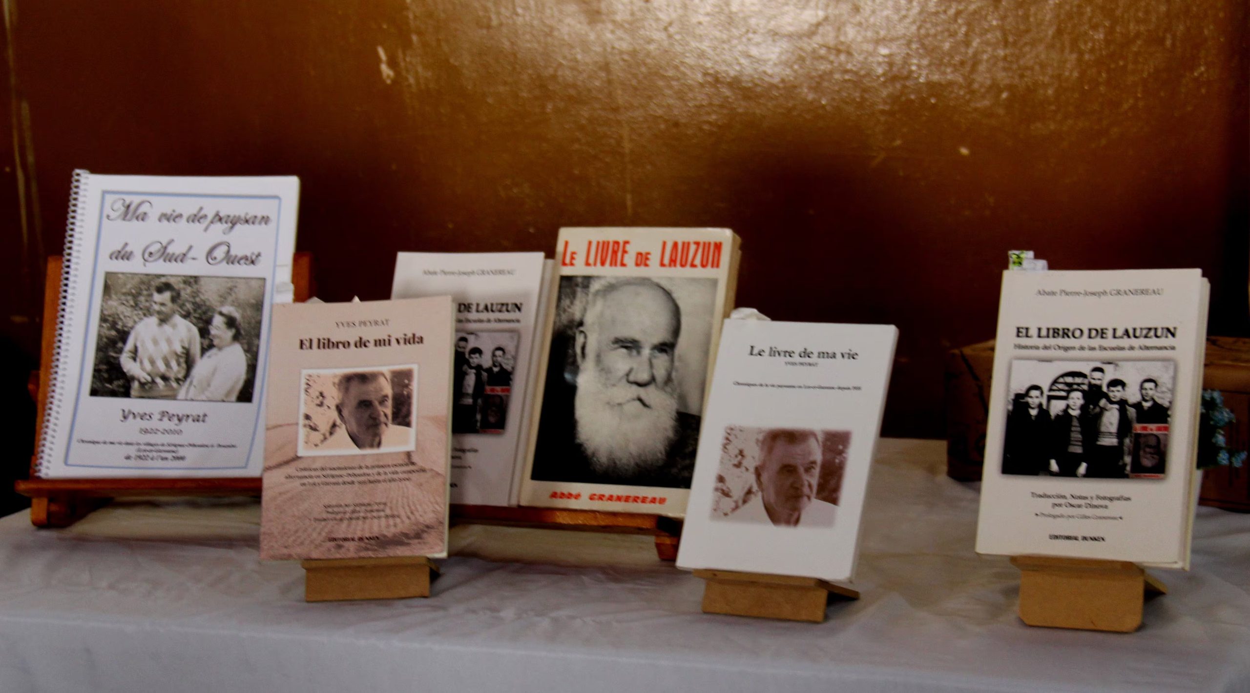 Los libros en su versi&oacute;n francesa y en castellano
