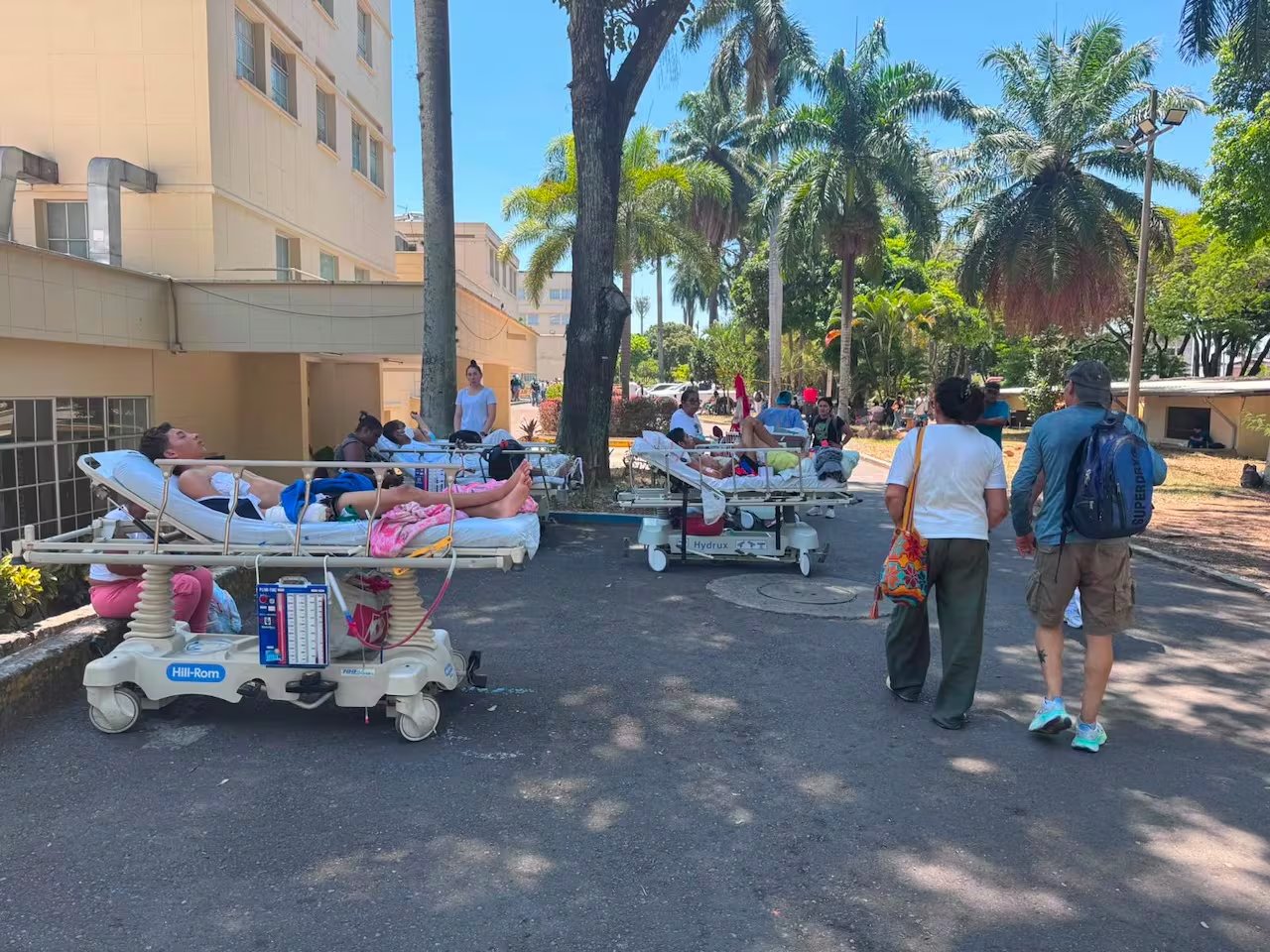 El Hospital Universitario del Valle fue declarado en alerta roja hospitalaria por la emergencia causada por el terremoto en Cali - crédito Gobernación del Valle del Cauca