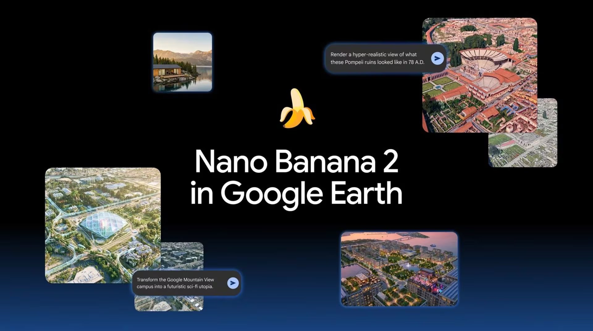 Nano Banana llega a Google Earth para generar im&aacute;genes personalizadas basadas en el mundo real con contenido satelital.