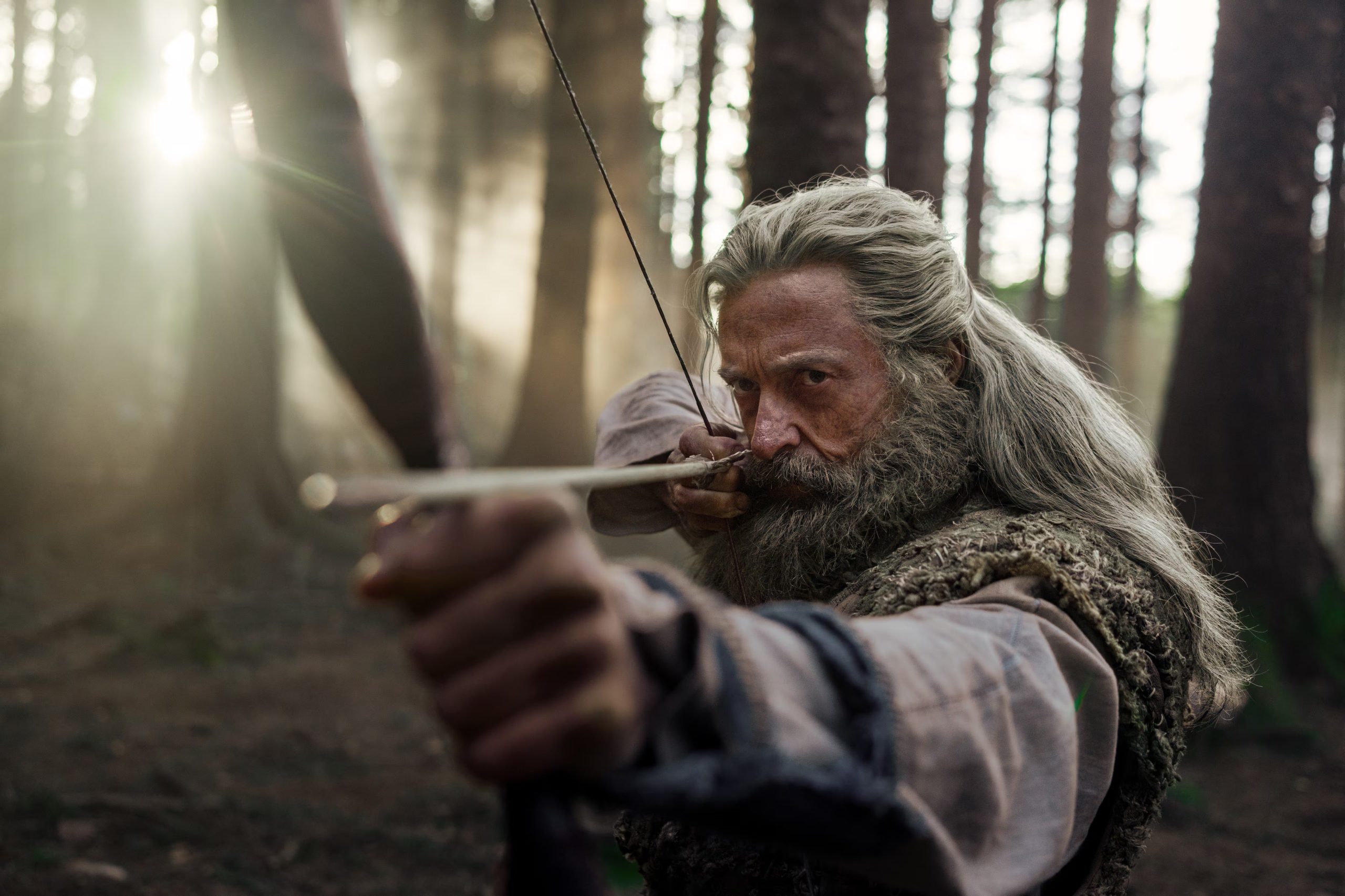 Hugh Jackman atravesó una intensa transformación física para dar vida al legendario forajido. (A24)