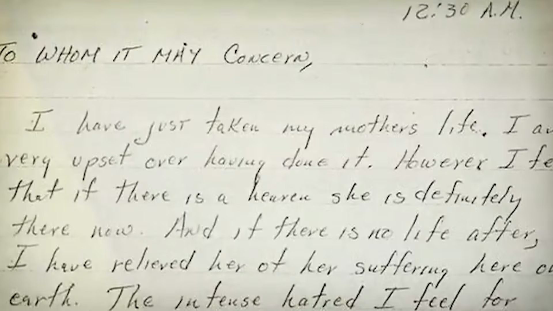 Antes de la masacre en Austin, Charles Whitman asesinó a su madre Margaret Hodges Whitman y a su esposa Kathleen Kathy Whitman, y dejó cartas sobre sus pensamientos violentos