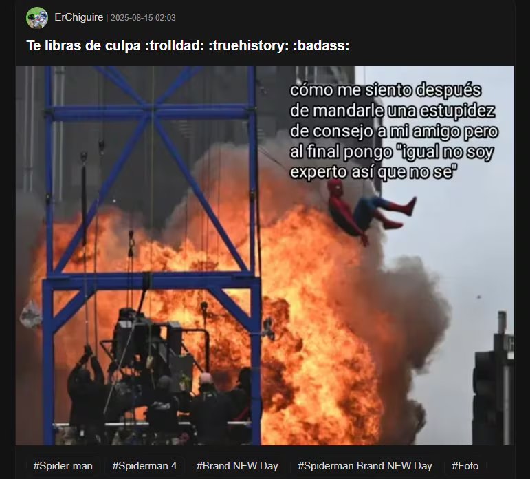 Escena del detr&aacute;s de c&aacute;maras se han usado para memes. (Memedroid)