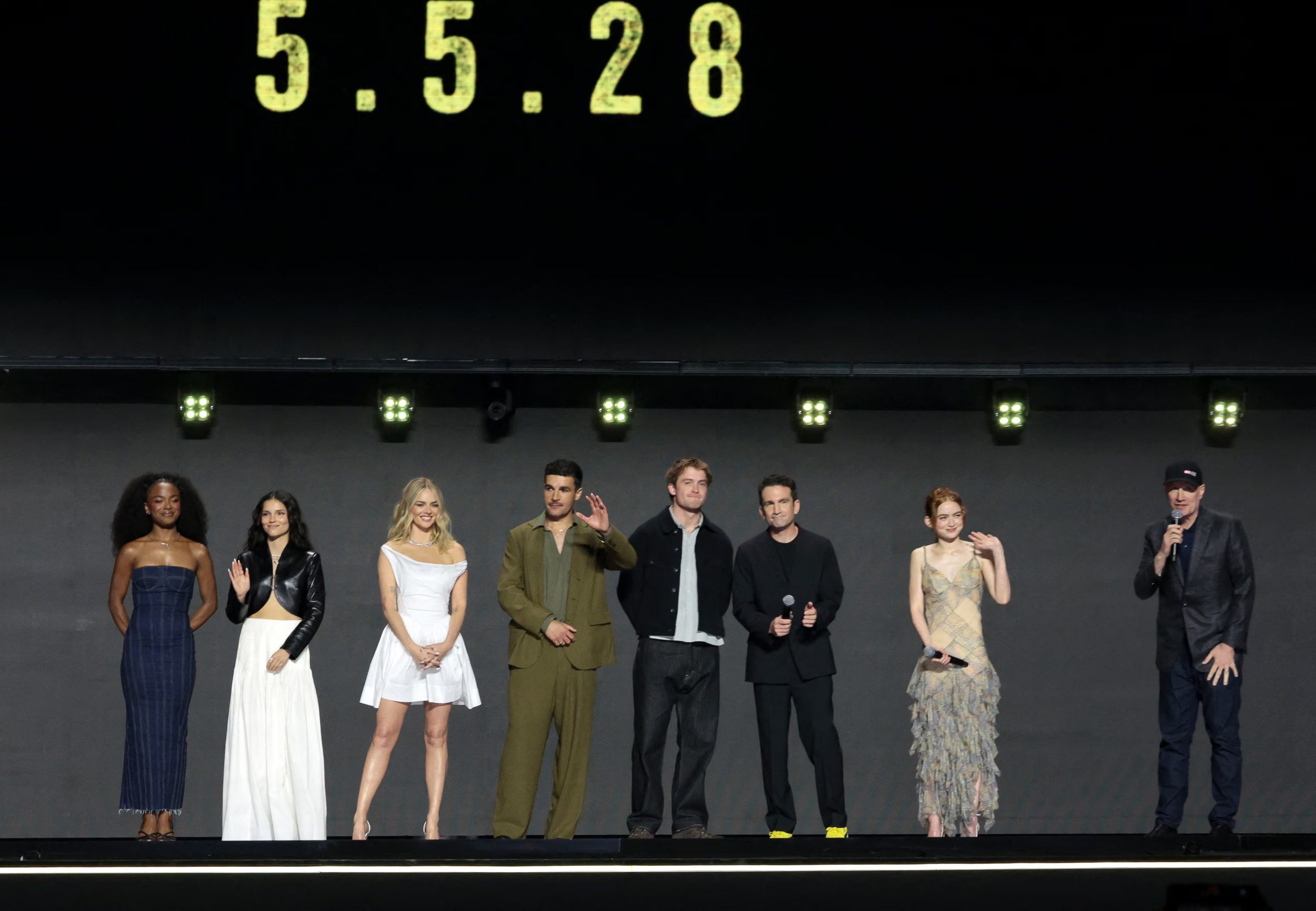 Feige se&ntilde;al&oacute; que habr&aacute; futuras incorporaciones al reparto, manteniendo el misterio sobre la alineaci&oacute;n final de los X-Men.(Photo by Jesse Grant / Getty Images via AFP)