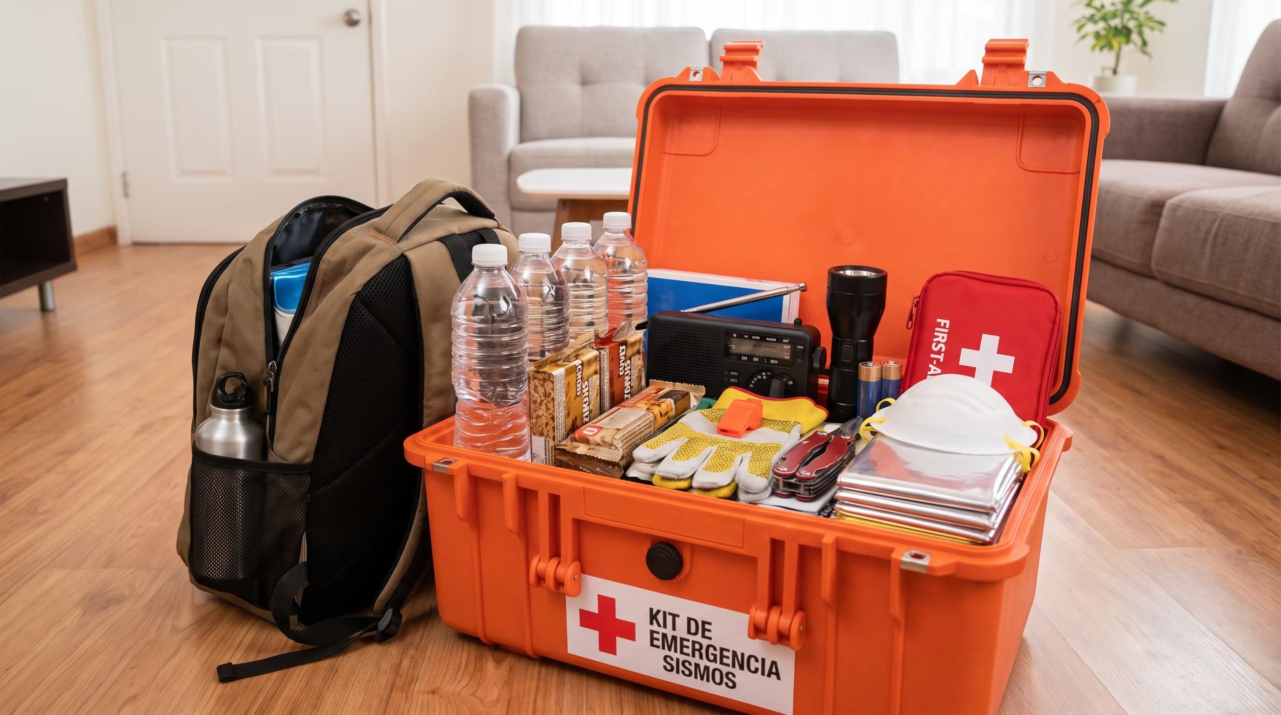 Un kit de emergencias es un elemento vital para atender emergencias derivadas tras un sismo - crédito (Imagen Ilustrativa Infobae)